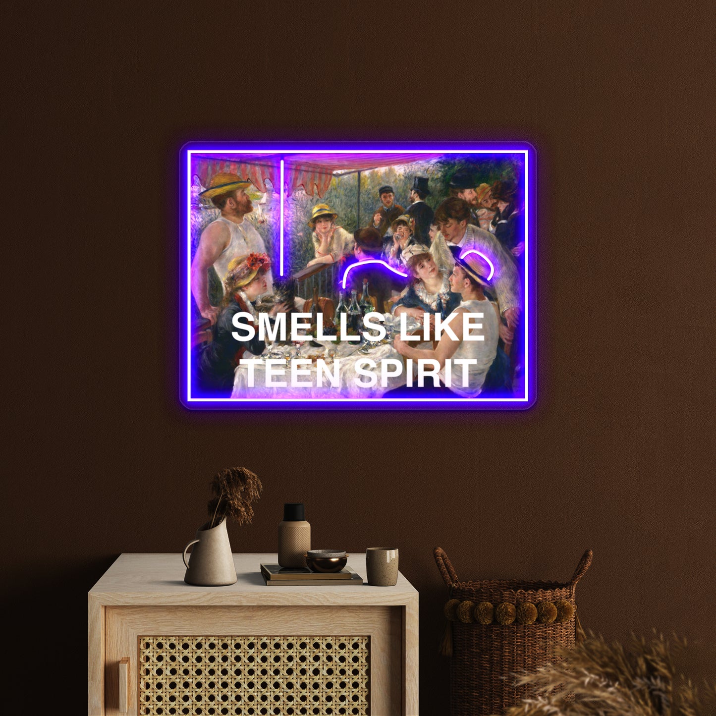 Smells Like Teen Spirt Boat Parties Wall Artwork Neon Signs