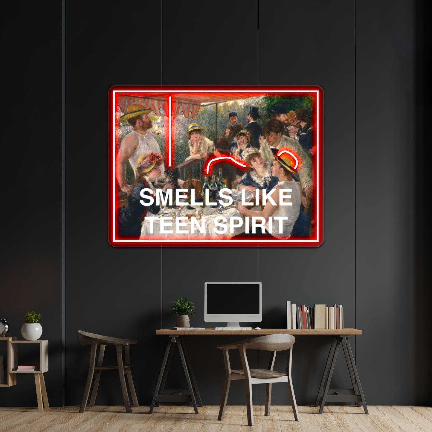 Smells Like Teen Spirt Boat Parties Wall Artwork Neon Signs