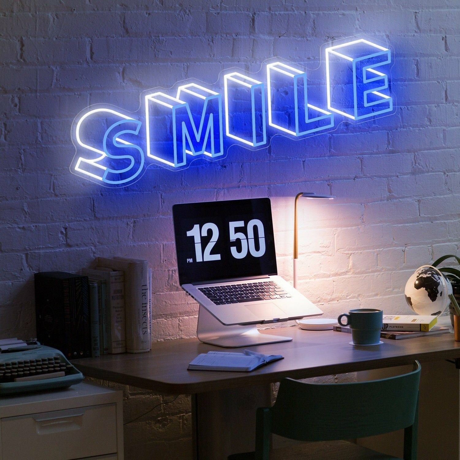 Smile 3d Word Led Neon Sign For Bar Office - Shineneon
