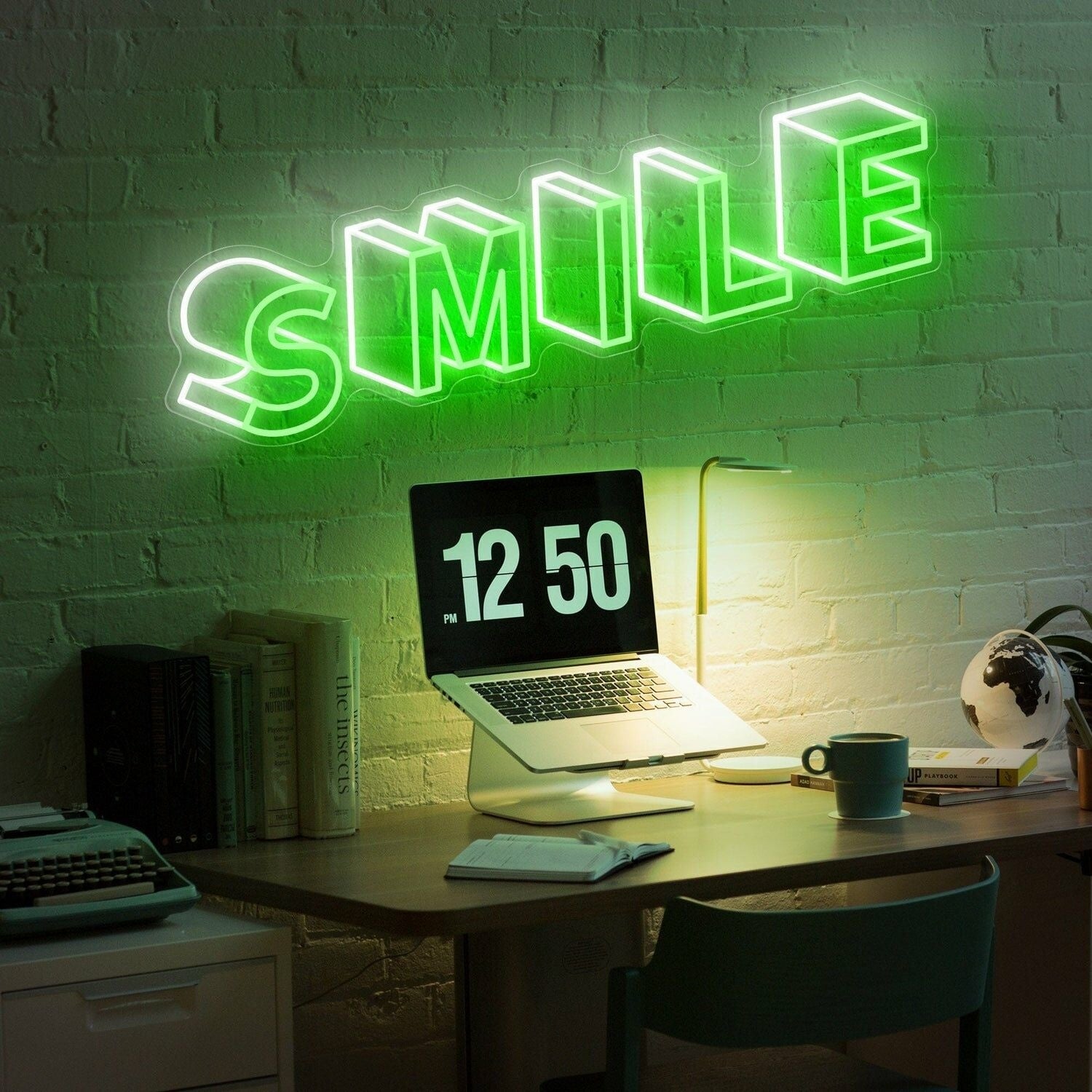 Smile 3d Word Led Neon Sign For Bar Office - Shineneon