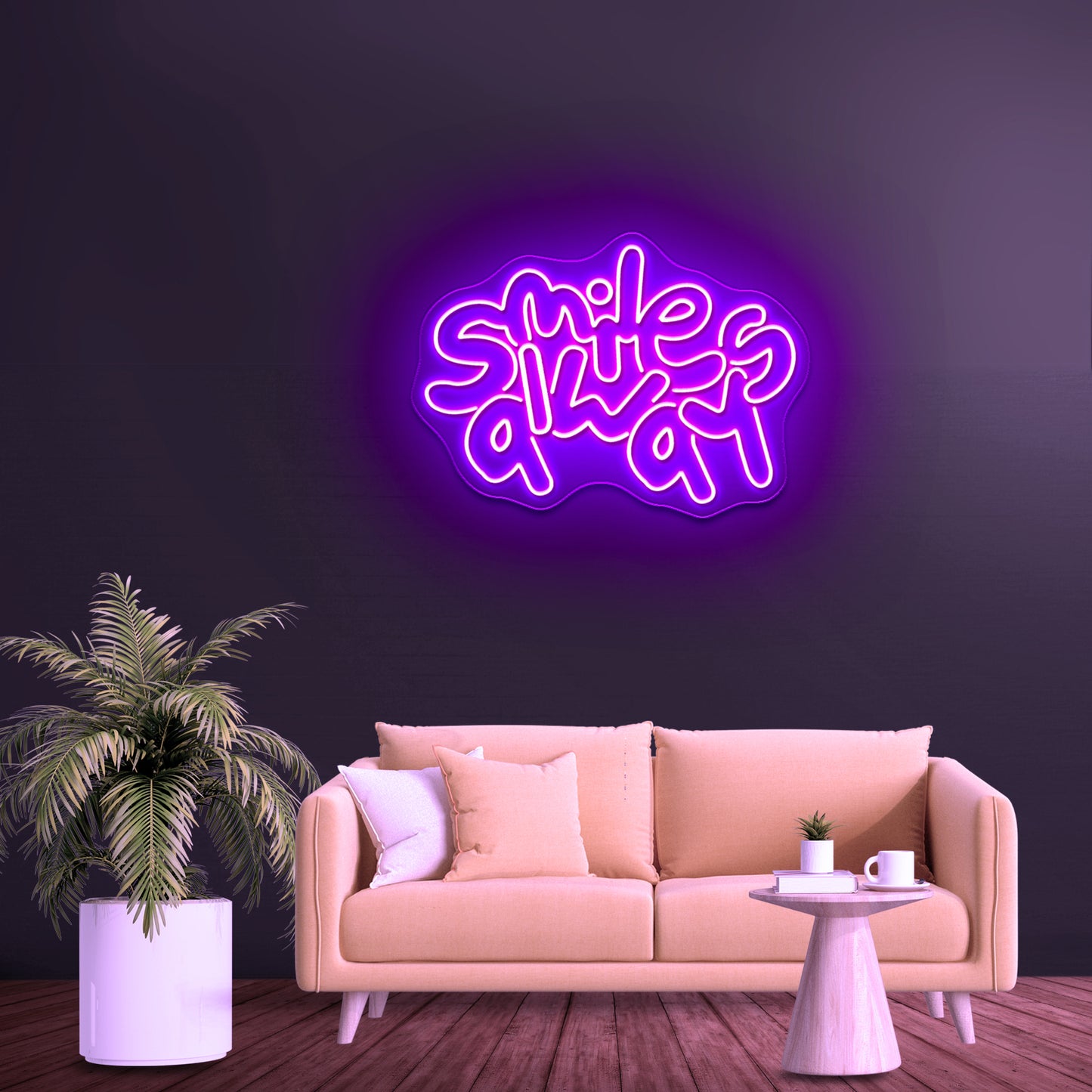 Smile Always Artistic Neon Signs Wall Art Led Signs