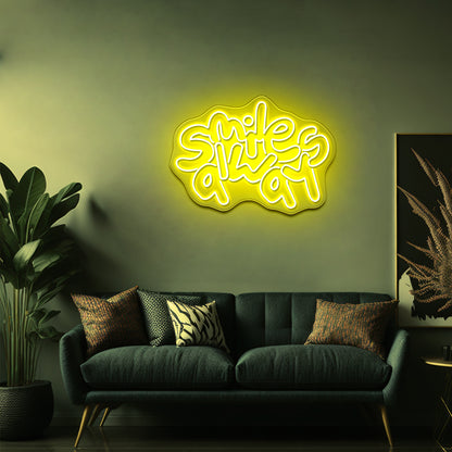 Smile Always Artistic Neon Signs Wall Art Led Signs