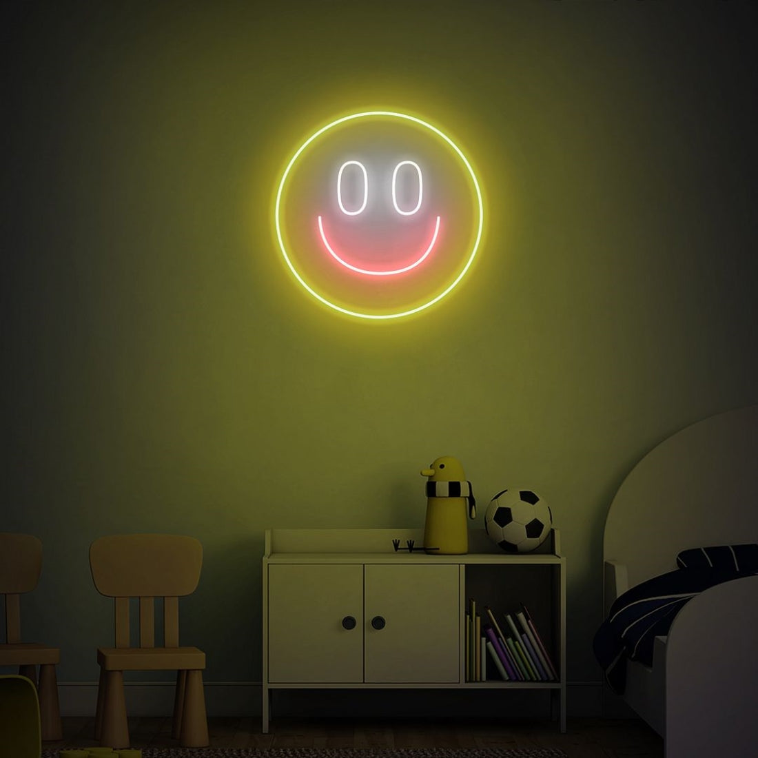 Smile Face Emoji Led Sign Business Neon Sign