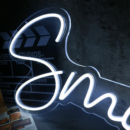 Smile Led Neon Sign For Wall Decor - Shineneon
