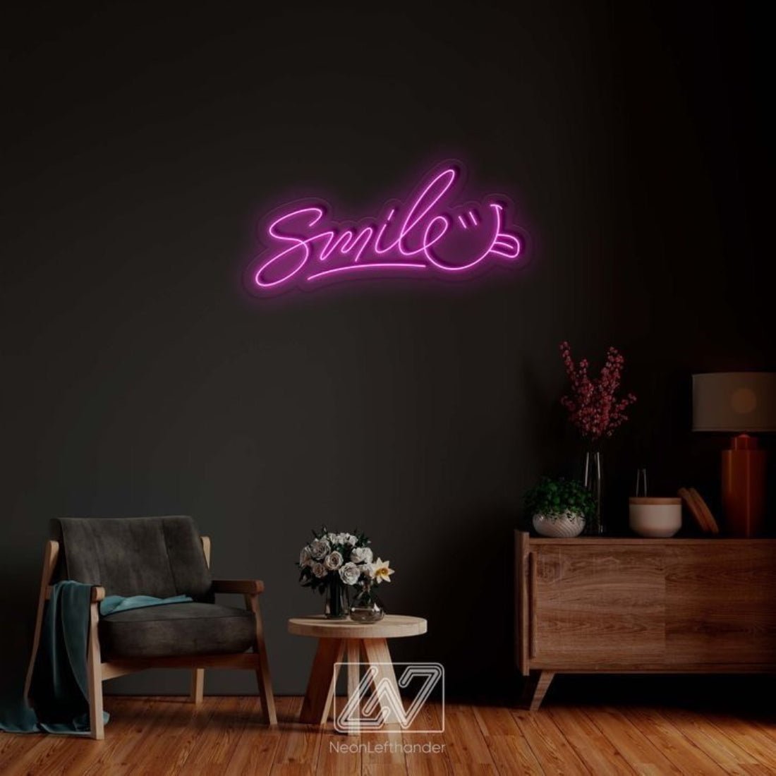 Smile Led Sign Business Neon Sign - Shineneon