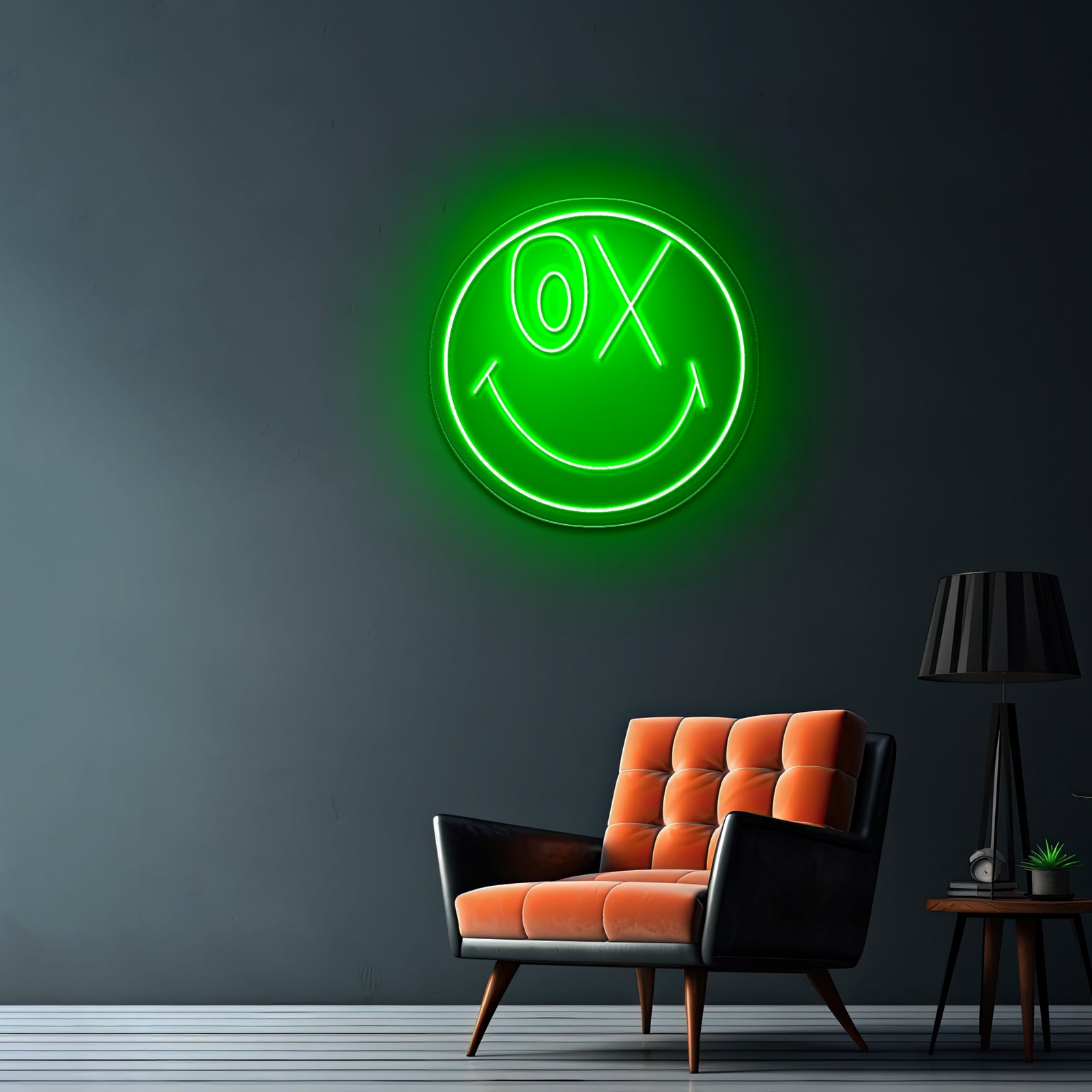 Smiley 50th Anniversary Artistic Neon Signs Wall Art Led Signs - LED neon sign view 9