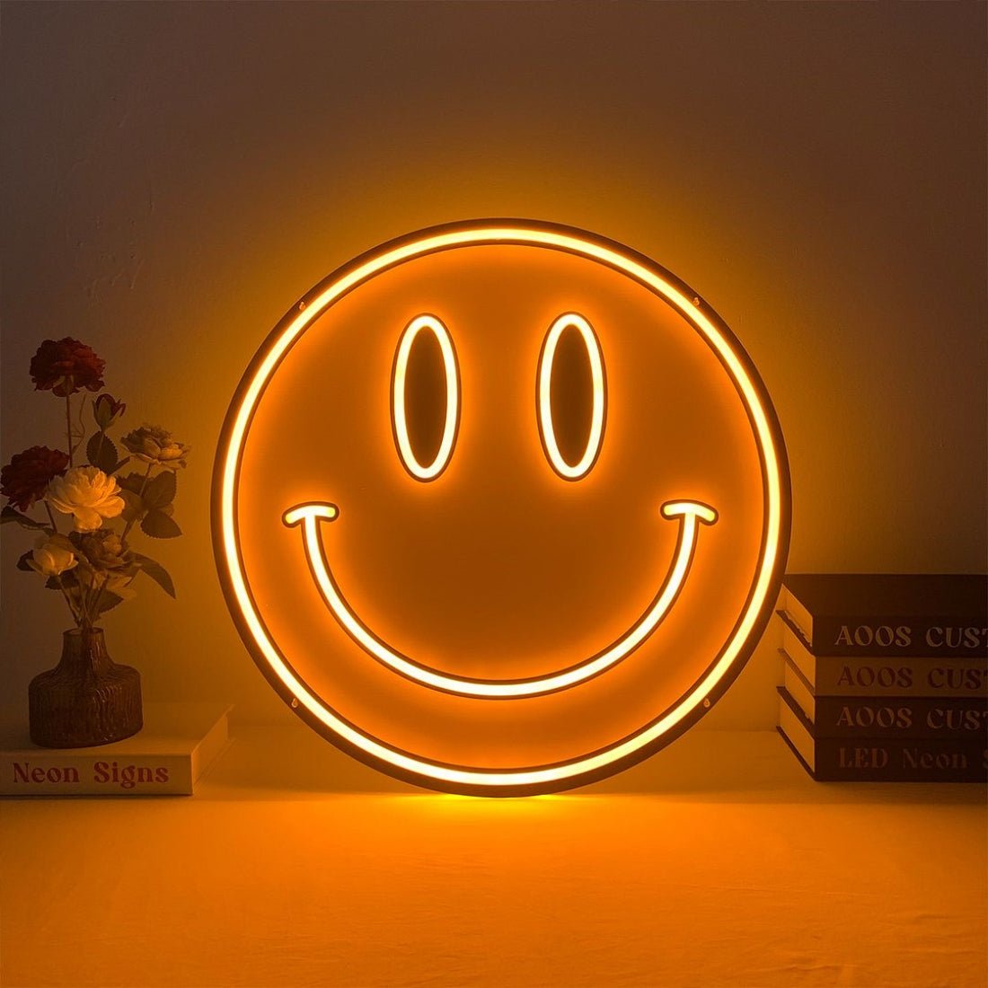 Smiley Face Emoji Led Sign Business Neon Sign - Shineneon