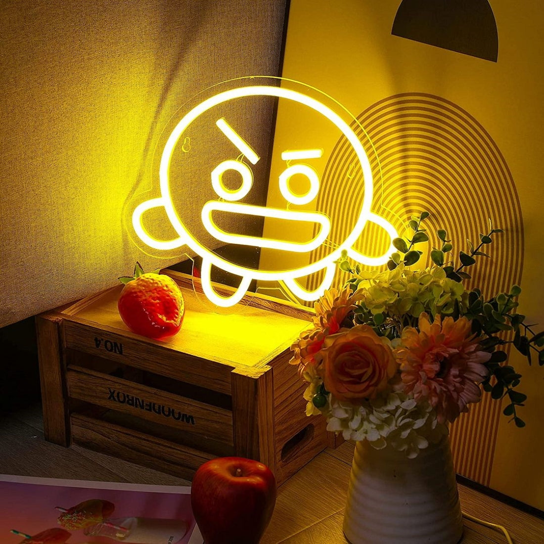 Smiley Face Led Sign Business Neon Sign