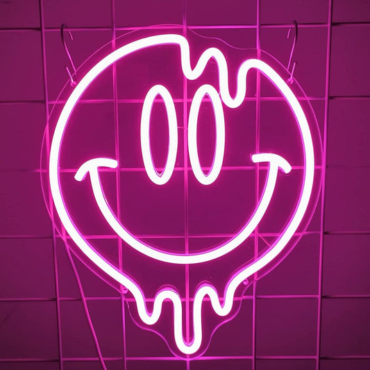 Smiley Face Led Sign Business Neon Signs