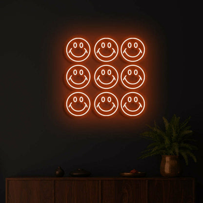 Smiley Wall Neon Joy And Positivity In Every Bulb - Shineneon