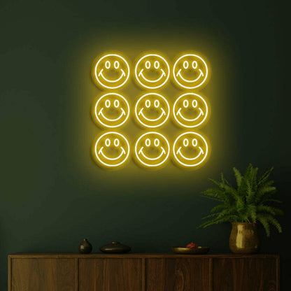 Smiley Wall Neon Joy And Positivity In Every Bulb - Shineneon
