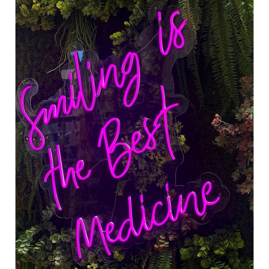 Smiling Is The Best Medicine Led Sign Business Neon Sign - Shineneon