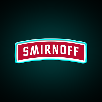 Smirnoff Vodka Beer Bar Decor Led Neon Sign Rgb Color - Size and dimension reference