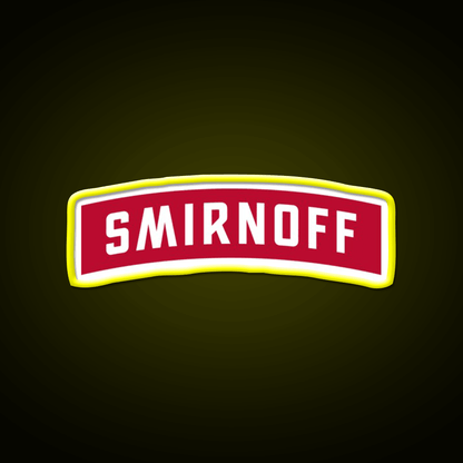 Smirnoff Vodka Cocktail Bar Decor Led Neon Sign Rgb Color - Shineneon