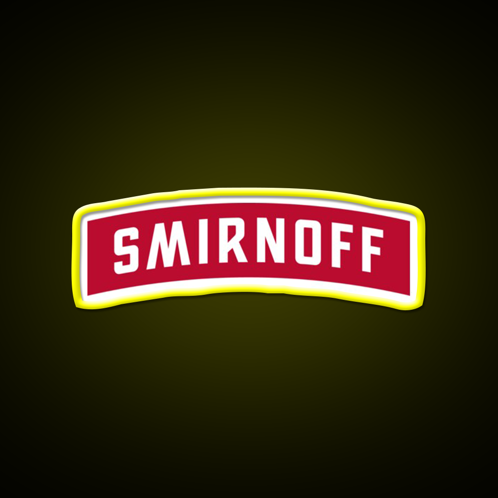 Smirnoff Vodka Cocktail Bar Decor Led Neon Sign Rgb Color - LED neon sign view 7