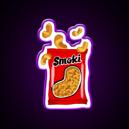 Smoki Snack Food Led Neon Sign Rgb Color - Shineneon
