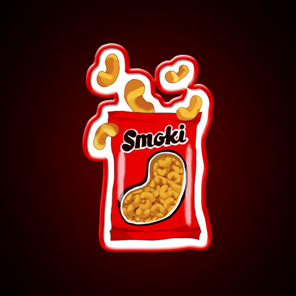 Smoki Snack Food Led Neon Sign Rgb Color - Shineneon