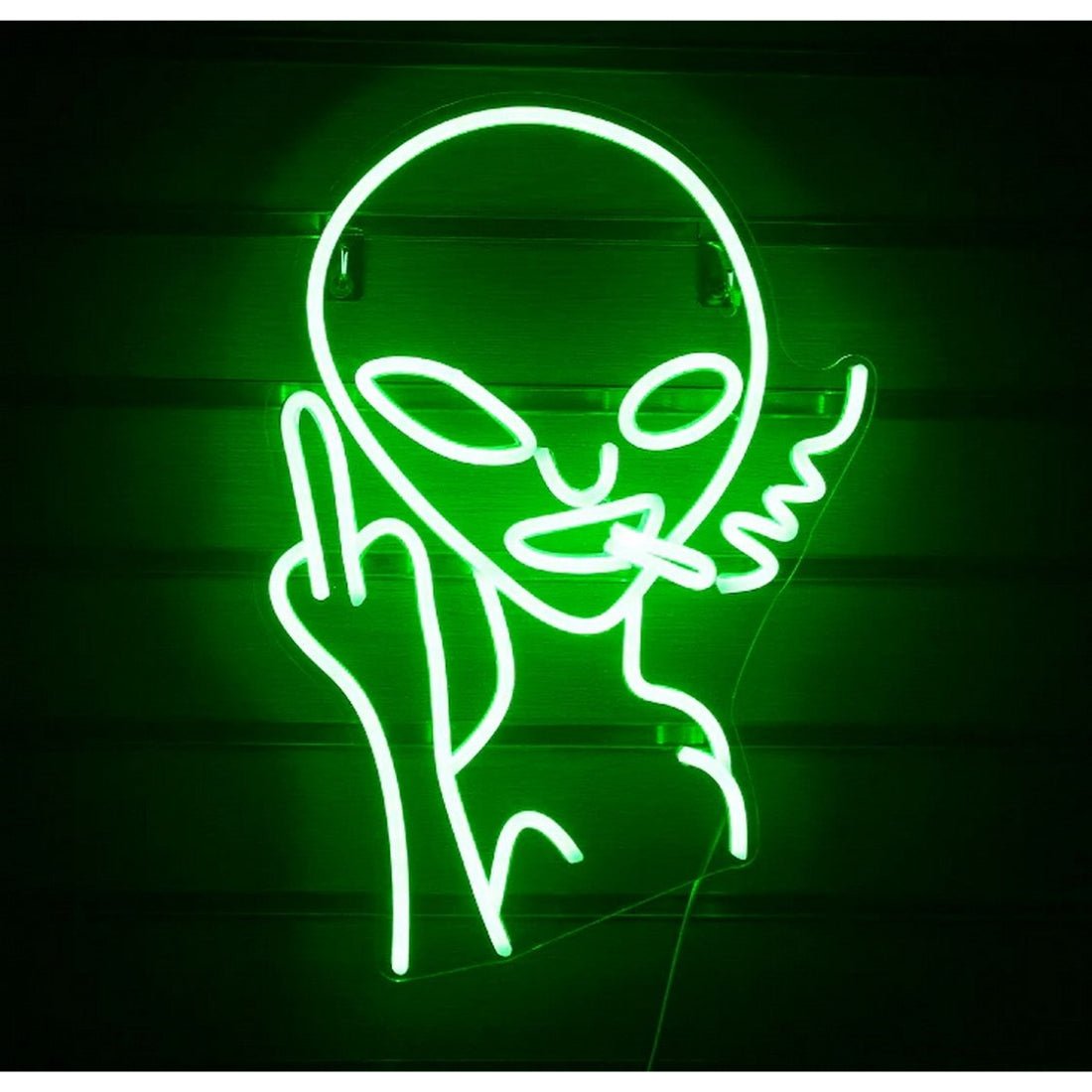 Smoking Alien Led Led Sign Business Neon Sign - Shineneon