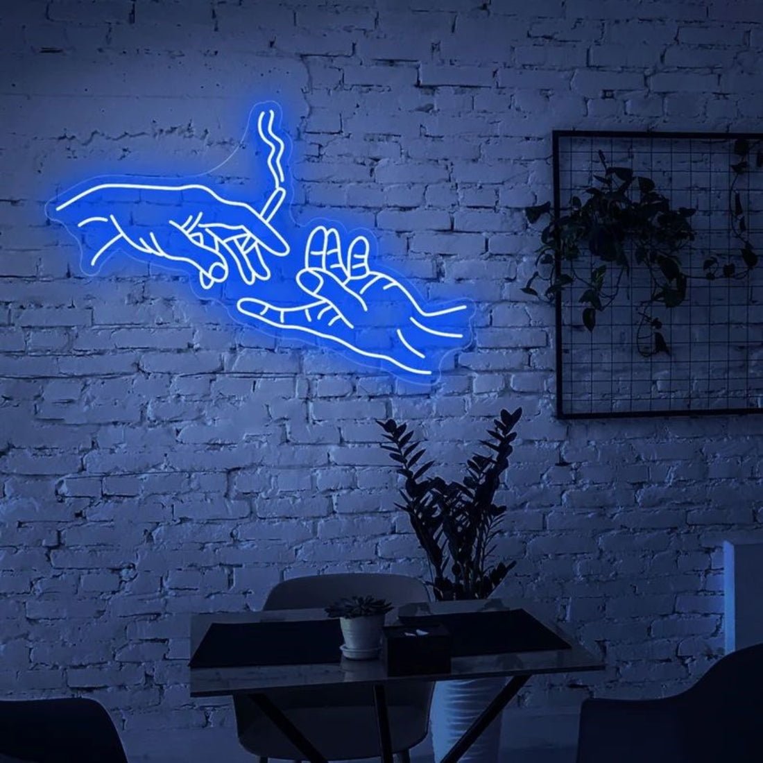 Smoking Hand Led Sign Business Neon Sign - Shineneon