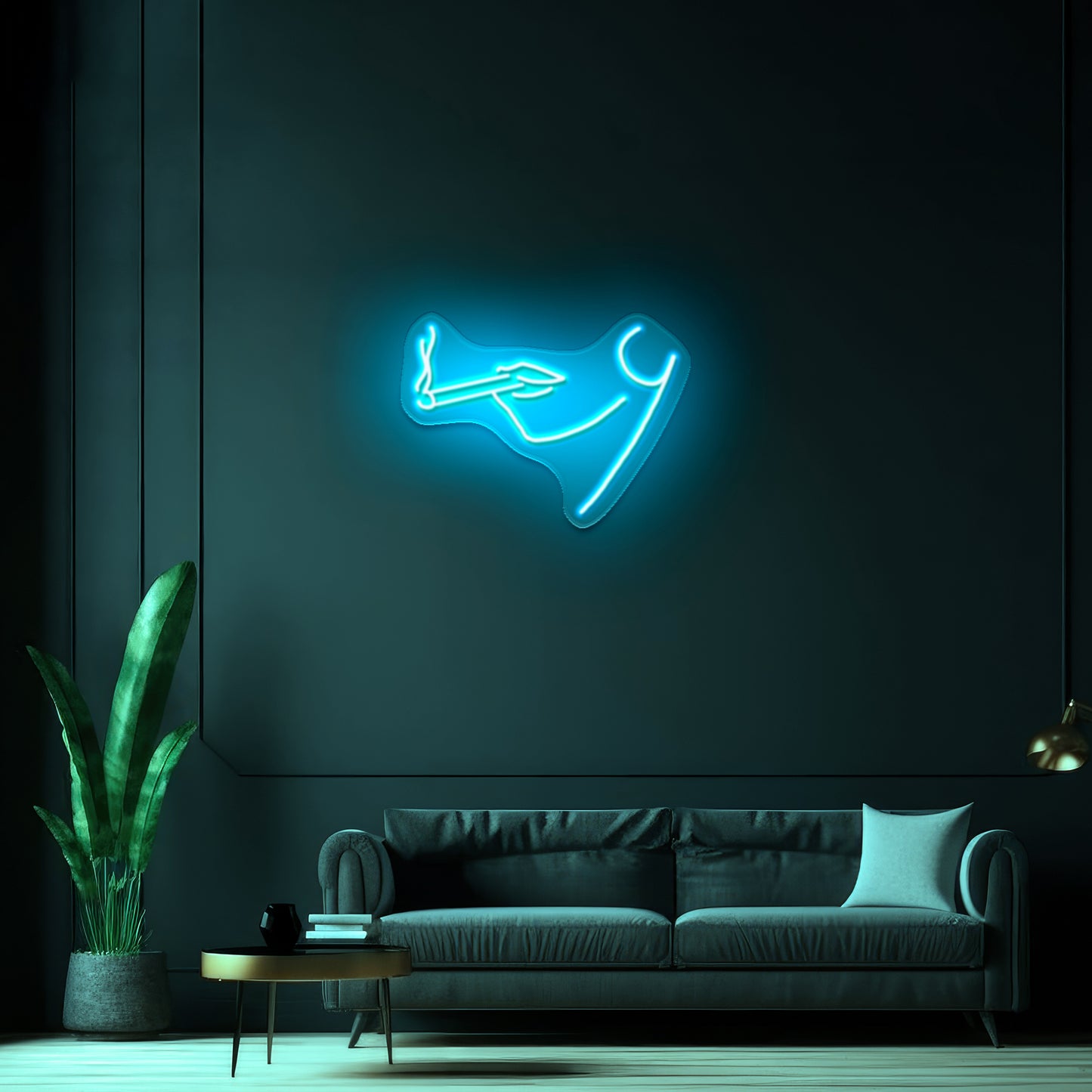 Smoking Home Decor Led Cute Neon Sign