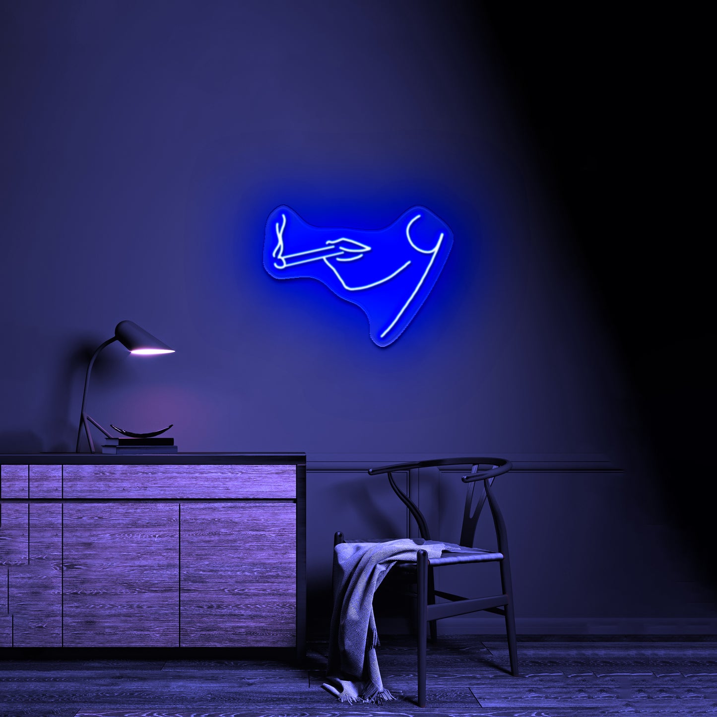 Smoking Home Decor Led Cute Neon Sign