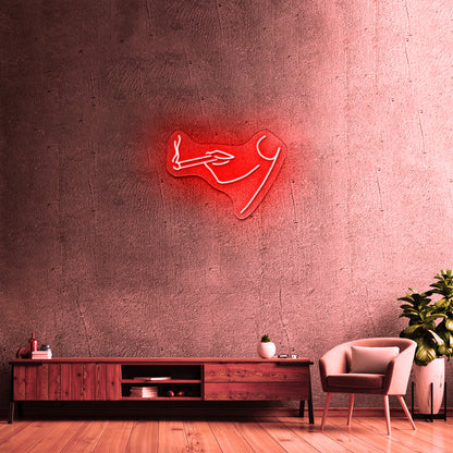 Smoking Home Decor Led Cute Neon Sign