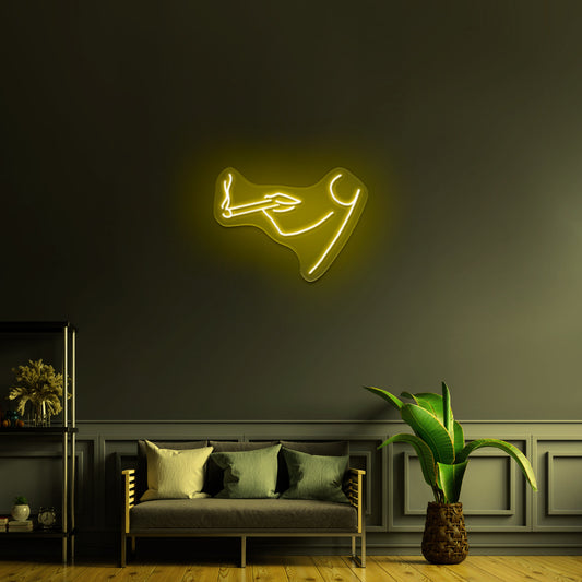 Smoking Home Decor Led Cute Neon Sign