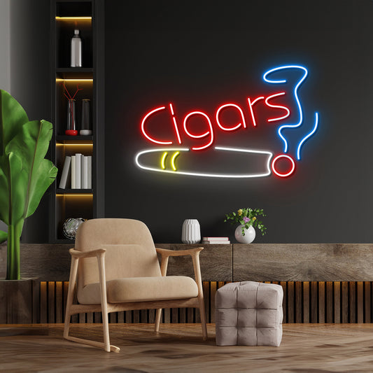 Smoking Neon Sign