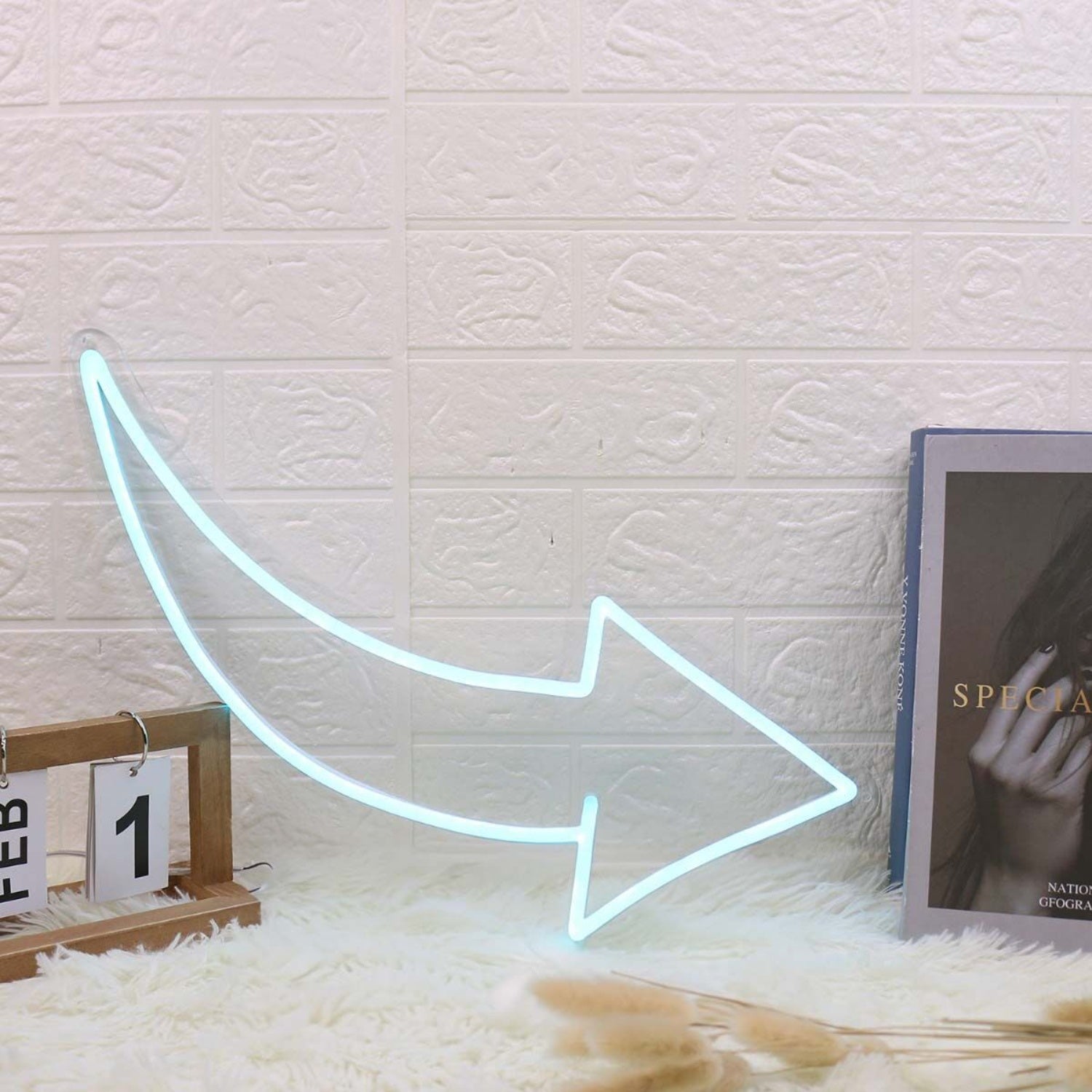 Smooth Arrow Blue Led Neon Sign | Shineneon