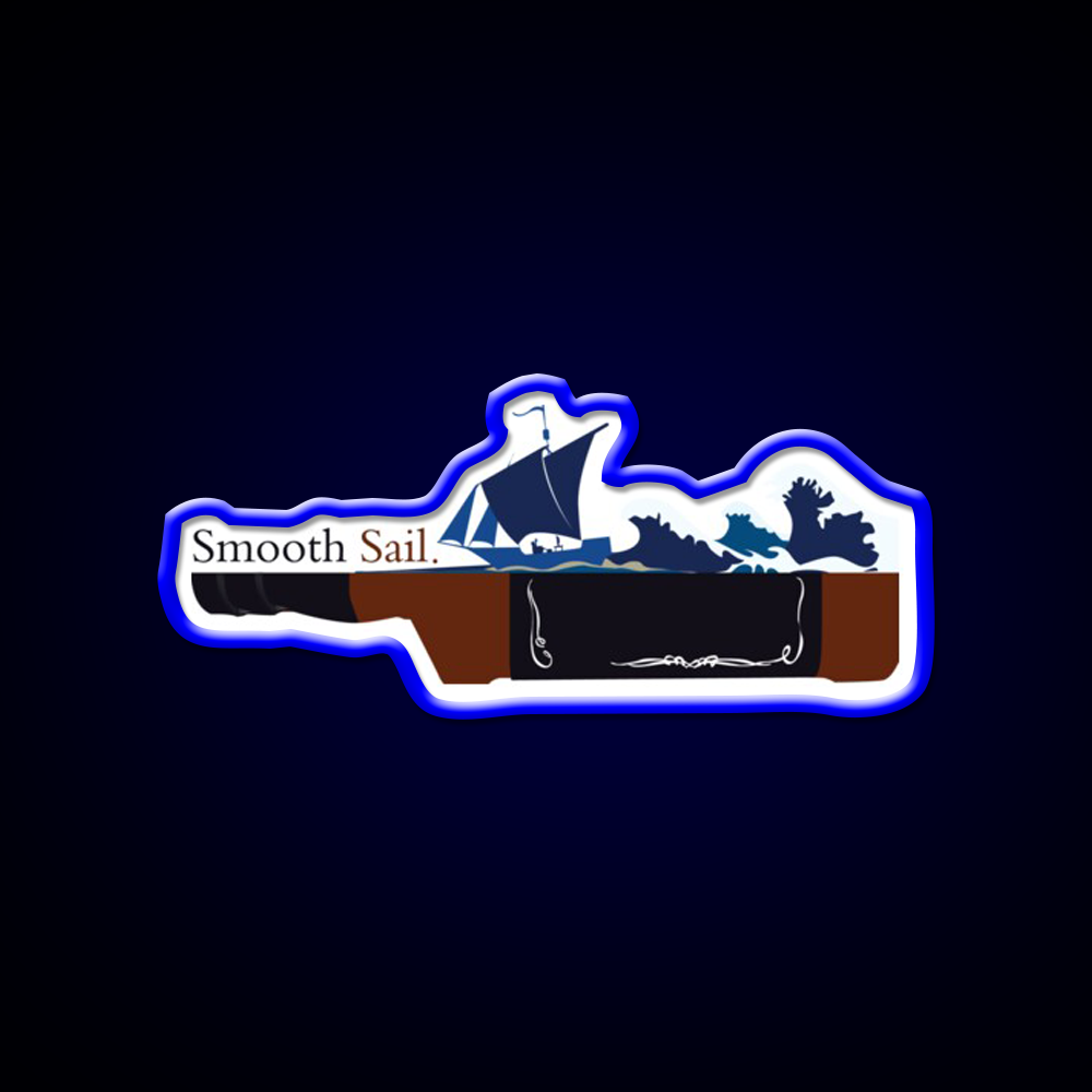 Smooth Sail Whiskey Beer Bar Decor Led Neon Sign Rgb Color - LED neon sign view 5