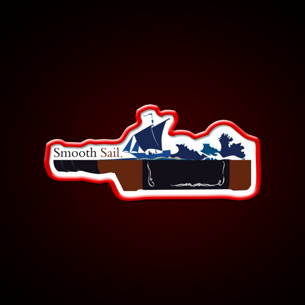 Smooth Sail Whiskey Beer Bar Decor Led Neon Sign Rgb Color - LED neon sign view 10