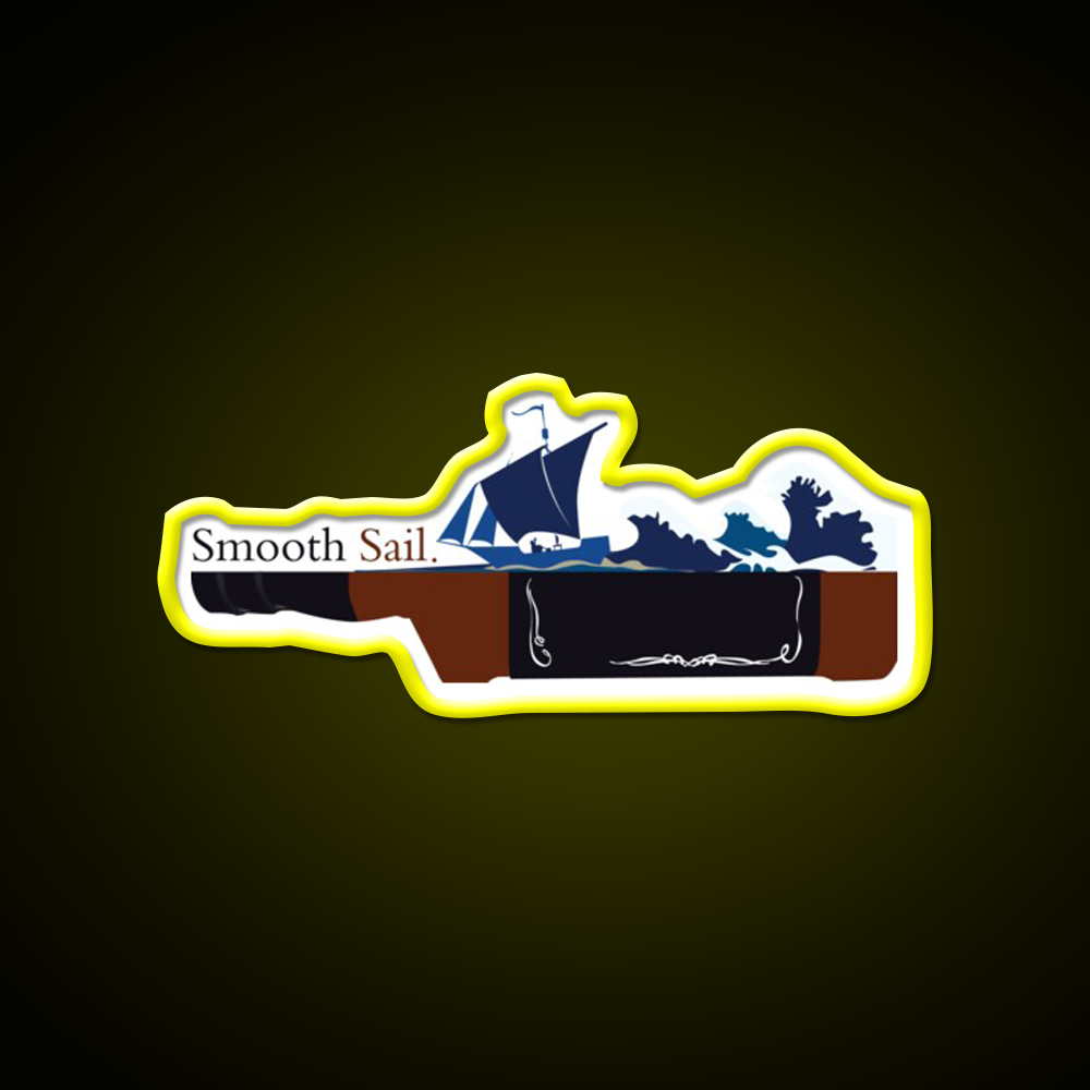 Smooth Sail Whiskey Beer Bar Decor Led Neon Sign Rgb Color - LED neon sign view 7