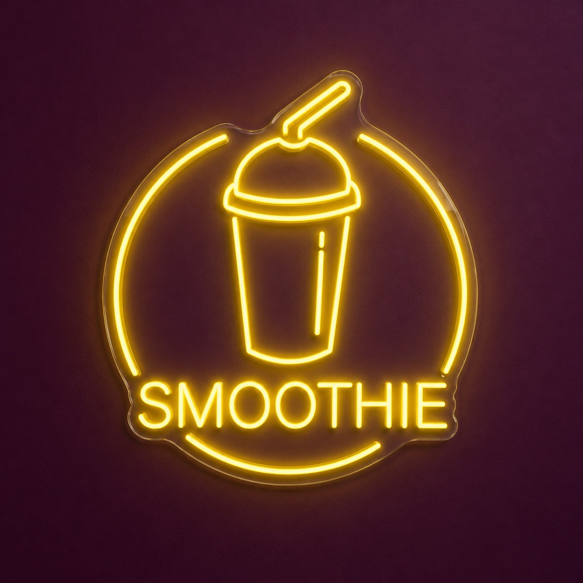 Smoothie Cup LED Neon Sign - product hero