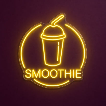 Smoothie Cup LED Neon Sign - product hero