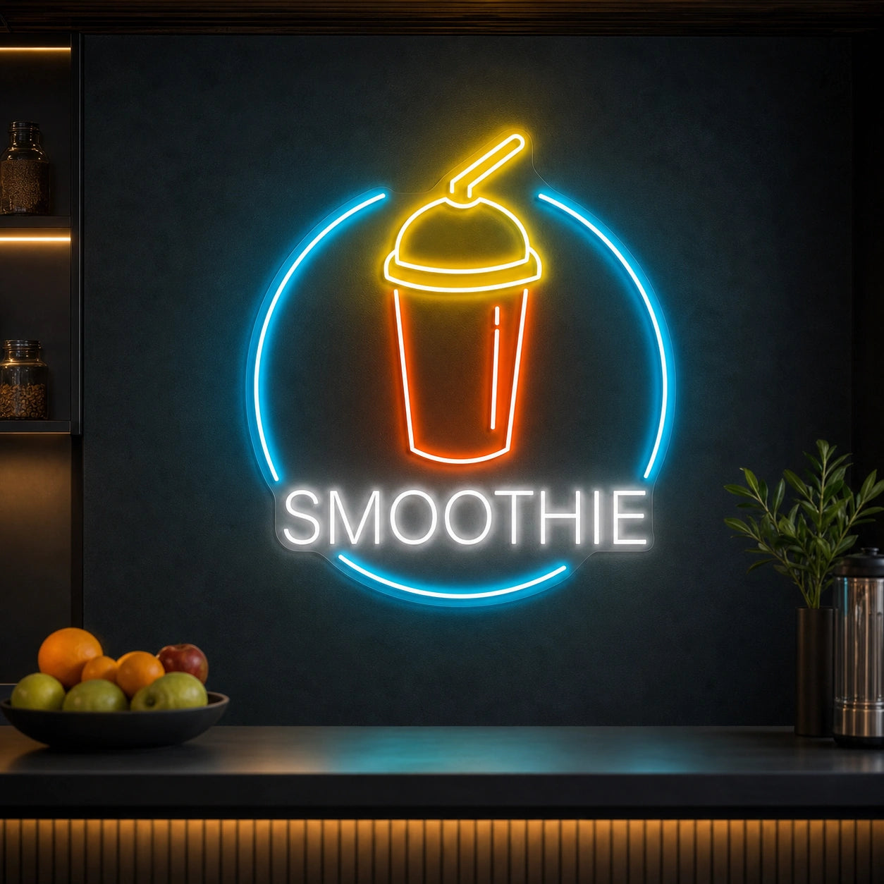 Smoothie LED Neon Sign Garage Man Cave Neon Sign high-converting product image