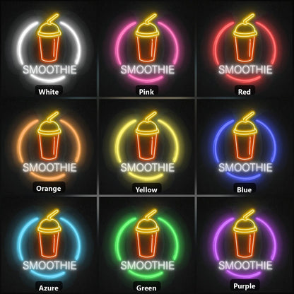 Smoothie LED Neon Sign Garage Man Cave Neon Sign - Shineneon