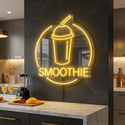 Smoothie Wall Decor LED Neon Sign - 02 High-Converting Product Image