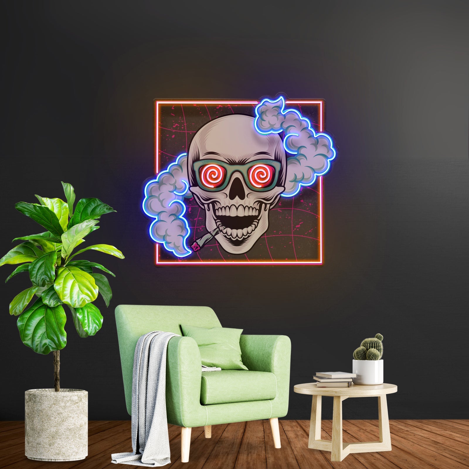 Smoothies Skull Led Neon Sign Light Custom Led Signs - Shineneon