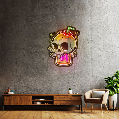 Smoothies Skull Led Neon Sign Light Custom Led Signs - Shineneon