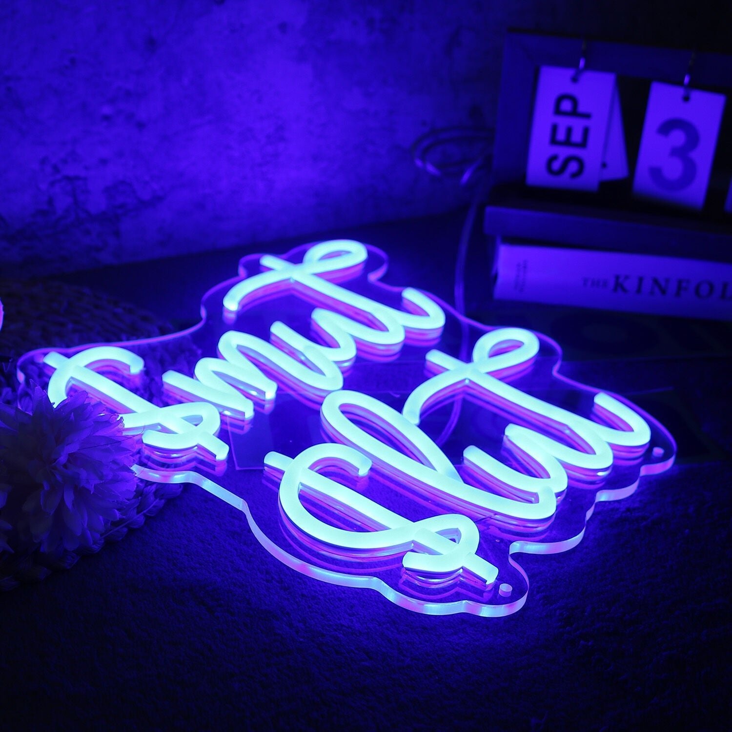 Smut Slut Blue Led Neon Sign - Shineneon