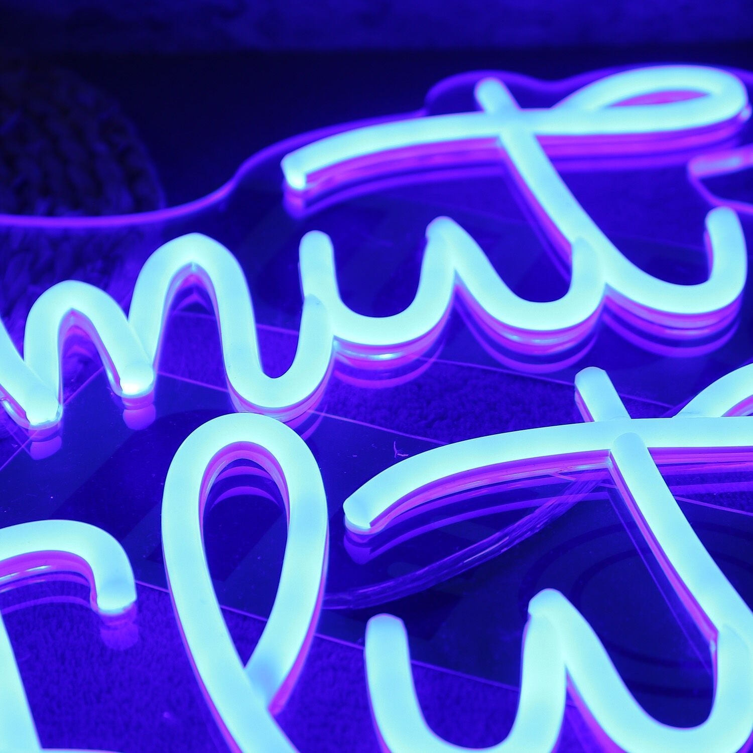 Smut Slut Blue Led Neon Sign - Shineneon