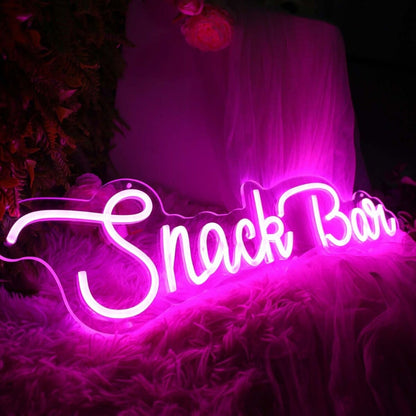 Snack Bar Pink Led Neon Sign - Shineneon