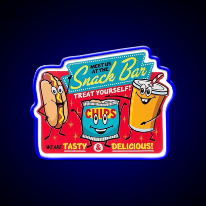 Snack Bar Snack Food Led Neon Sign Rgb Color - Shineneon