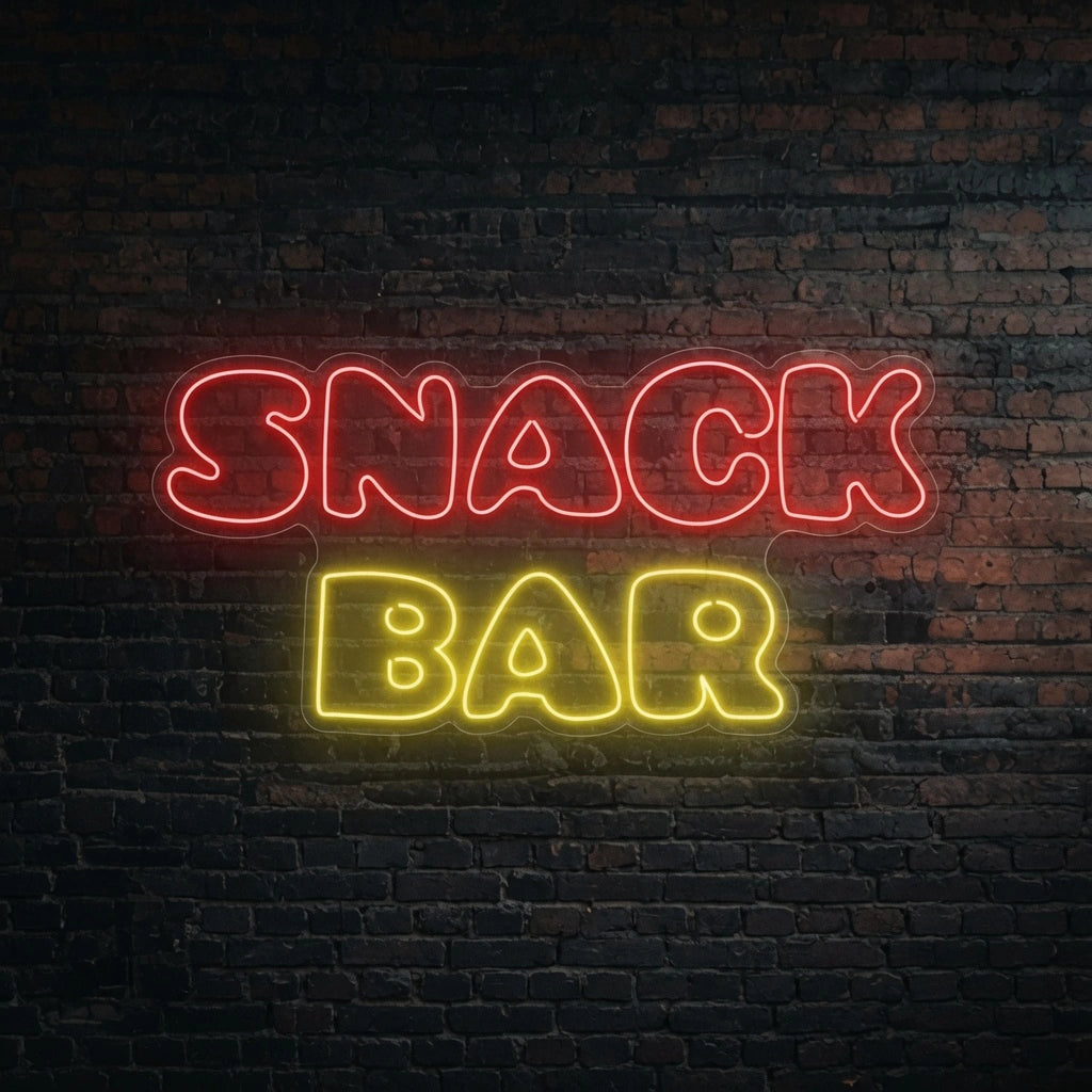 Snack Bar Wall Decor LED Neon Sign - 01 Original Product Image