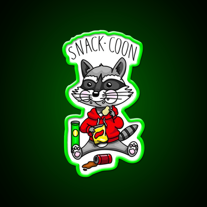 Snack Coon Snack Food Led Neon Sign Rgb Color - Shineneon
