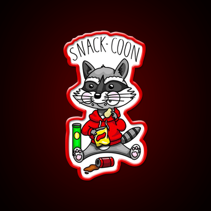 Snack Coon Snack Food Led Neon Sign Rgb Color - Shineneon