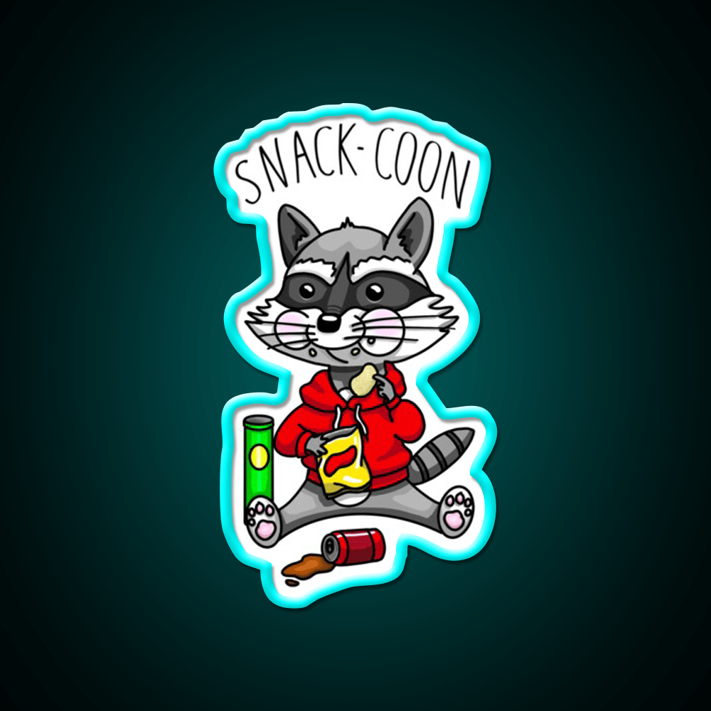 Snack Coon Snack Food Led Neon Sign Rgb Color - Shineneon