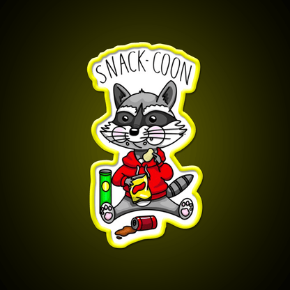 Snack Coon Snack Food Led Neon Sign Rgb Color - Shineneon