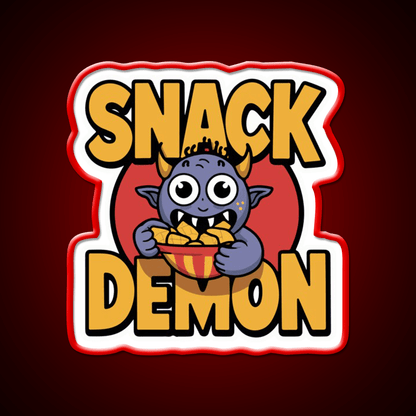 Snack Demon Snack Food Led Neon Sign Rgb Color - Shineneon
