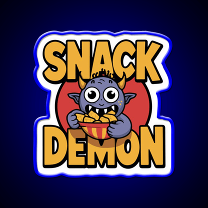 Snack Demon Snack Food Led Neon Sign Rgb Color - Shineneon